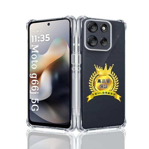 �Ή� Motorola moto g66j 5G/moto g66y �P�[�X �ی�P�[�X *1�� �y�l��?���ی� �ČRMIL�K�i �ωq���z �Ή� ���g���[�� g66j 5G/moto g66y �J�o�[ �ی�J�o�[ ���^ �y�� �S�ʕی� �ϏՌ� �����h�~ ��