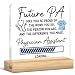 Future Physician Assistant Gifts for Women, Graduation Birthday Gifts for Future PA Medical Student Christmas, PA School Student Acrylic Plaque Sign Desk Decor