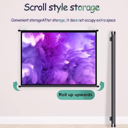 Pantalla de proyector manual HD 72 pulgadas 16:9 miniatura 6