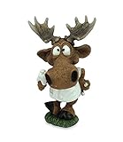 Les Alpes 014 92901 Elch Swen Zahnarzt 12 cm Kunstharz Dekofigur Serie Elch Swen