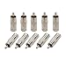 BNC to RCA (10 Pack) BNC Female to RCA Male, Connector, Adaptor, for CCTV