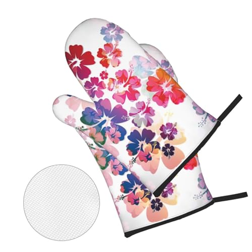 Pièces de cuisson isolées hawaïennes haute protection thermique micro-ondes et four