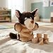 Imagen de LOMTRATS Perro Conejo Paloma Dragón Koala Panda Oveja Vaca Marionetas de Mano Animales de Peluche Juguetes para Juegos de imaginación imaginativos Narración de Cuentos Regalos para niños