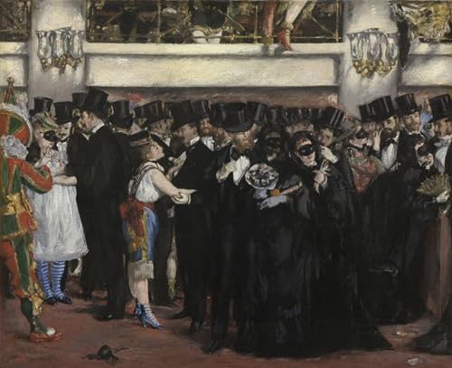 Lienzo de Manet Ballo in maschera un regalo cultural de 60x90