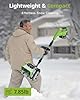 DEGGE Electric Cordless Snow Shovel, 2X 3.0Ah/ 21V/ 12-Inch Battery Snow Blower with Directional Plate & Adjustable Front Handle, Snow Removal for Driveway Sidewalk, Steps, Patio (Charger Included) #3