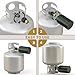 Onlyfire Propane Refill Adapter, Fill 1 Pound Bottles from 20lb Tank, Solid Brass