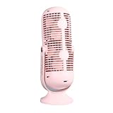 Yechiry Tower Fan for Bedroom, Ultra Quiet Oscillating Table Fan, Powerful Personal Small Standing with 5 Gears, Portable Electric USB Rechargeable Desk for Home, Office Desktop (Pink) - Image 7