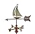 Good Directions 8803PR Sailboat Cottage Weathervane, Polished Copper with Roof Mount,Pure Copper