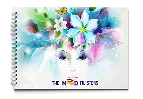 The Mood Twisters Sketch Book Art Book Art File Wiro Bound- Face with Butter Protective Paper 96 Pages 140 GSM (A3) for Sketching Colouring Mixed Media (A3 Face) (B08BJ71DRY) Amazon Price History, Amazon Price Tracker