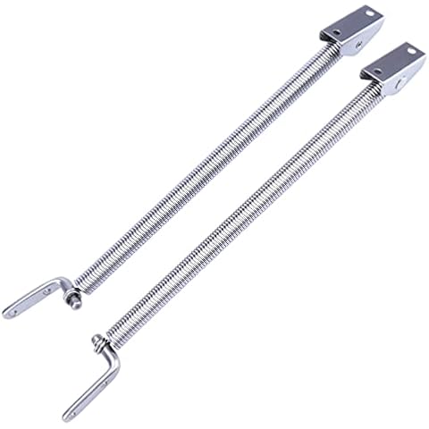 XinKunmarine Boat Hatch Spring Hatch Lid Support Spring/Holder 10-1/4IN (260mm) Stainless-Steel Marine Heavy Duty Hatch Spring Adjuster 2Pcs Cover