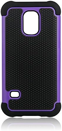 Galaxy S5 mini Case, Samsung S5 mini Case, S5 mini Case, High Impact Resistant Hybrid Dual Layer Armor Defender Full Body Protective Case Cover for Samsung Galaxy S5 mini [ P ]