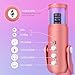 ZealSound USB Gaming Microphone for iPhone PC Type C Phone,Noise Cancellation,K66 RGB Condenser Mic with Controllable Led Lights,Echo,Touch Mute,Monitor,Gain for Podcast,Gaming,Podcasting,ASMR (Pink)