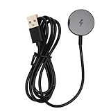 Cuifati Fossil 1 2 3 Watch Charger, caricabatterie magnetico portatile per smartwatch e cavo di ricarica USB per Fossil Q Gen 1, 2 Founder, 2 Wander, 2 Marshal, 3 Explorist, 3 (nero)