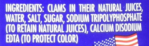 Snow's Wild Caught Chopped Clams Canned, 6.5 Oz Can (Pack Of 6) - 5G Protein Per Serving - Gluten Free, Keto Friendly, 99% Fat Free - Great For Pasta & Seafood Recipes #TOP7
