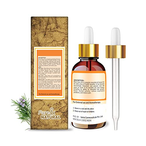Image of Crysalis Rose Mary (Salvia Rosamarinus) Oil | Pure & Natural Undiluted Essential Oil for Skin & Hair care-50ml