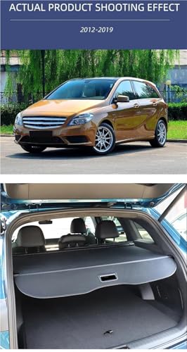 Protector maletero Mercedes Benz B180 B200 2012-2019 retráctil carbono 6