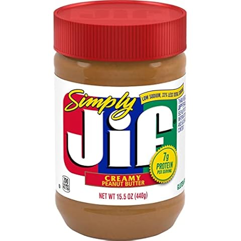Jif Simply Jif Creamy Peanut Butter, 15.5 Ounces (Pack of 12) Cover