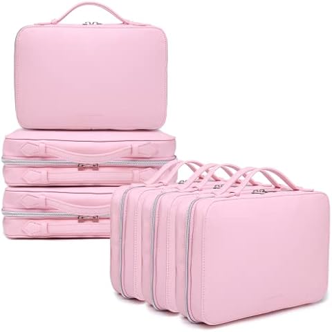 Goodies Lab 6 Pack Toiletry Bag for Women | TSA Approved Travel Essentials Accessories, Hanging Travel Toiletry Bag Traveling Makeup Bag Toiletries Travel Bag for Women Make up Bag Cosmetic Cover