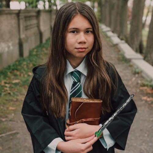 Image of WANNA PARTY WP Vinyl Harry Potter Tricks Wand, Harry Potter Costume Wand for Kids, 1 Pcs, Dark Green