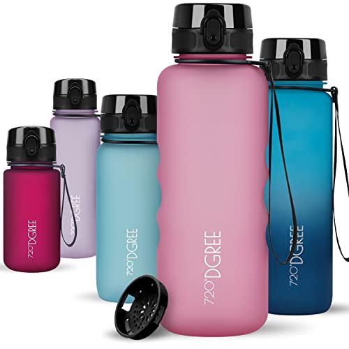 Image of 720A DGREE Water Bottle - 1.5 l SoftTouch + Sieve - BPA-Free Tritan, Leak-proof, Reusable Drinking Bottle - Sports Bottle for Gym, Fitness, Outing, Travel, School, Office