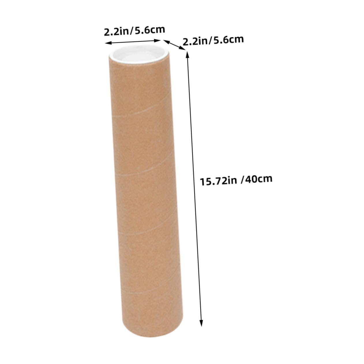 NAMOARLY 2pcs Poster Holder Tube Shipping Tubes Paper Abs Documents Storage Tubes Poster Tube