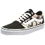 Palm Floral Black White