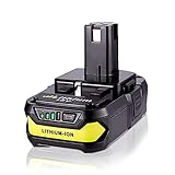 MASIONE 2500mAh P102 Battery Replacement for Ryobi 18V Battery P102 P103 P105 P107 P108 P109 P104...