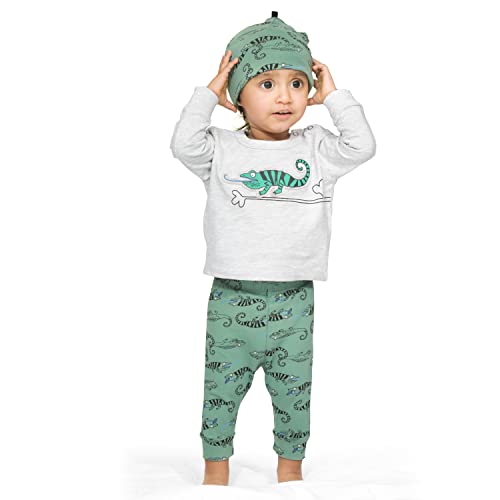 Image of ARIEL Cotton Clothing Sets for Boys & Girls - Unisex Clothing Sets Full Sleeve T-Shirt Pant & Cap