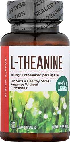 365 by Whole Foods Market L-Theanine 100mg Vegan 60 Count