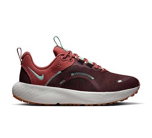 Nike React Escape Run 2, Sneaker Mujer, Burgundy Crush/Mint Foam-Black, 38.5 EU