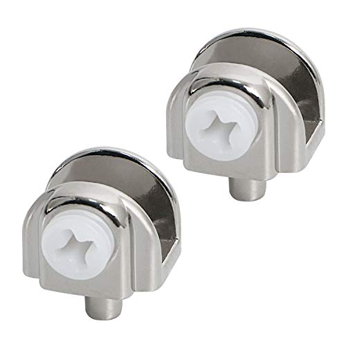 Aopin Glass Shelf Bracket Glass Clamp Holder Glass Shelf Holders Support Glass Clamp Bracket Shelf Clip Clamp, Suitable for 5-8 mm / 0.19-0.3 inch Thick CGlass Screen Clip Holder 2 PCS