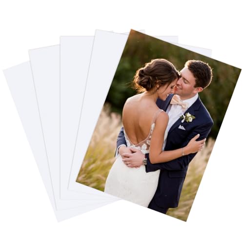 craspire 5 Stück Sublimations Fotoplatte Aus Aluminium 0.5mm Dicke Platte Blankes Metallschild Blanke Wärmeübertragungs Bildplattenblätter Für Den DIY Druck von Fotos Abschlussfeiern Jubiläen