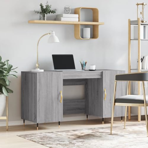 Bureau gain de place 140 cm pour optimiser un petit espace de télétravail