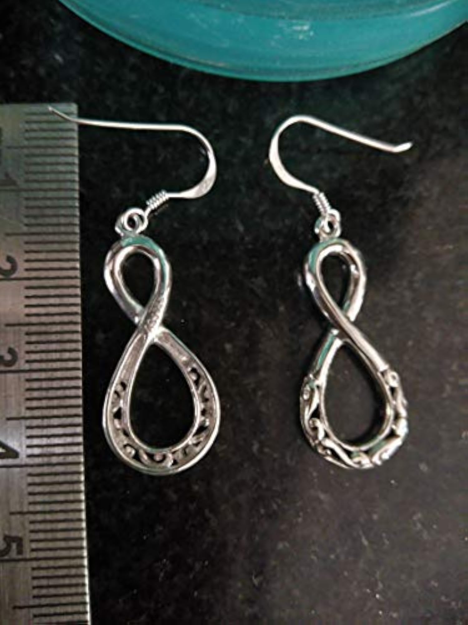 Women's 925 Sterling Silver Infinity Dangle Earrings