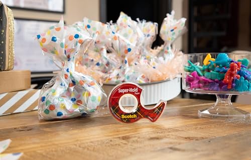 image for Scotch Super-Hold Tape, 2 Rolls, Transparent Finish, 50% More Adhesive