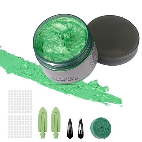 Cera de Color Temporal para Cabello Kit Green miniatura 1