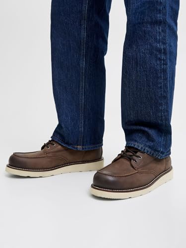 Image of JACK & JONES Men's Jfwtoronto Leather Boot Styd Ln