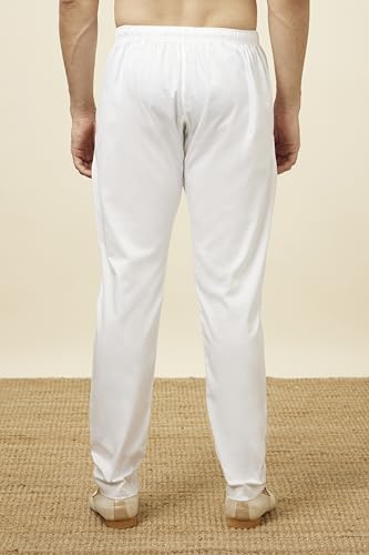 Image of Manyavar Men's Solid Pencil Cut Pyjama (1pc)