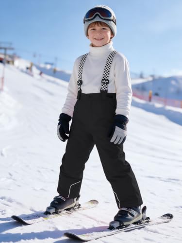 WOWULOVELY Kids Snow Bib Overalls