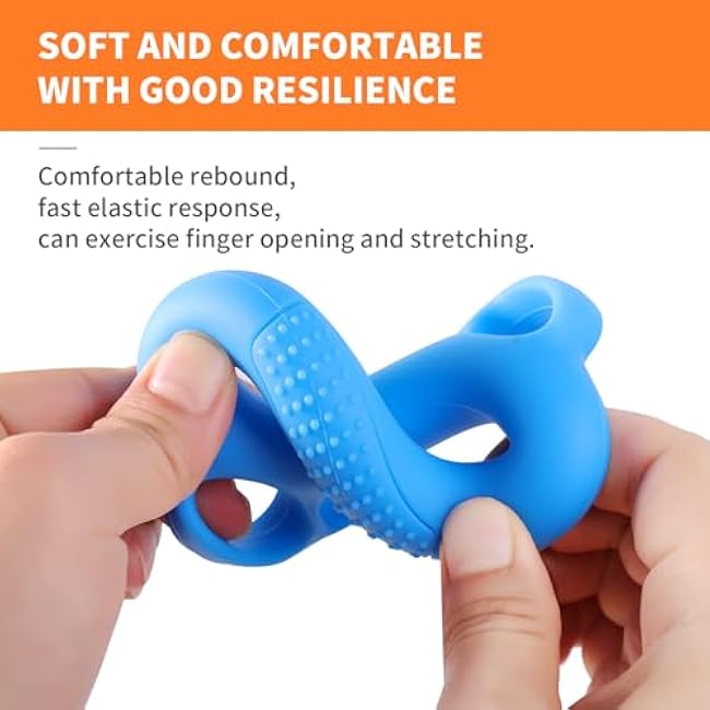 Hand Grip Strengthener, Finger Exerciser Training Ball, Exercise Handball, Finger and Wrist Physical Therapy
