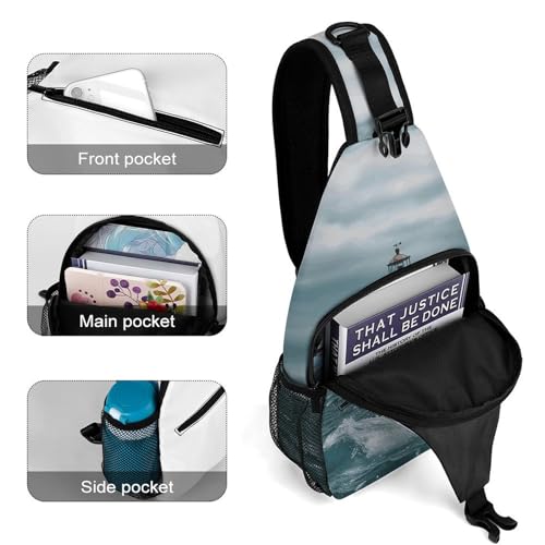 Bolso tipo Sling Ocean para hombro y pecho miniatura 4