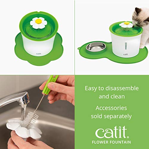 Catit Flower Fountain 3L with Triple-Action Filter — 100oz Cat Water Fountain — view 9