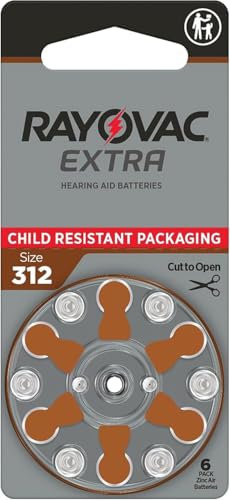 Image of Rayovac Extra Advanced, size 312 Hearing Aid Battery (pack 60 pcs)