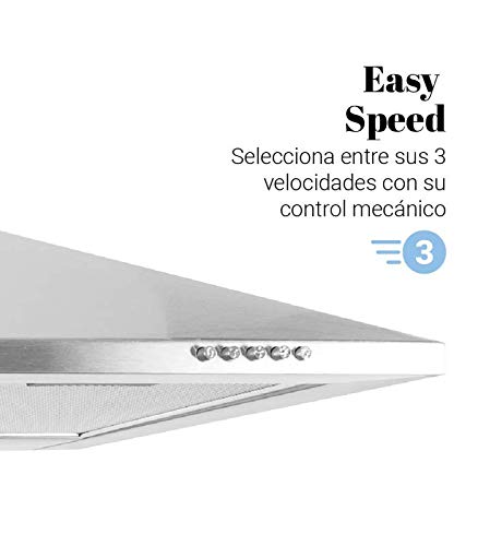 Universal-Blue-Campana-Piramidal-de-Acero-Inoxidable-90-cm-3-Velocidades-Potencia-450-m3h