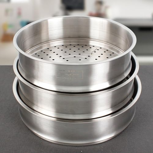 Cesta de acero inoxidable de 28 cm con diseño resistente para cocina 6