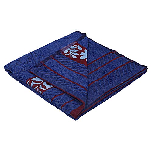 Image of Heart Home 100% Cotton 2 Pieces Bath Towel 27 inch x54� (Blue) - CTHH1212