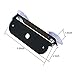 Xprite Light Holder Adjustable Bracket for 4 LED 4 Watt Emergency Vehicle Waterproof Surface Mount Deck Dash Grille Strobe Lights Warning Police Lights Head - 2 Pack