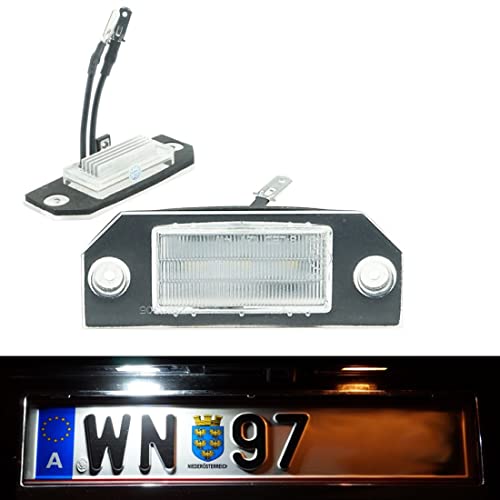 Do!LED LED Kennzeichenbeleuchtung Nummernschildbeleuchtung Canbus Ultra Weiß kompatibel mit Ford Focus MK2 (2003-2008) / C-Max (2003-2007), 2 Stück