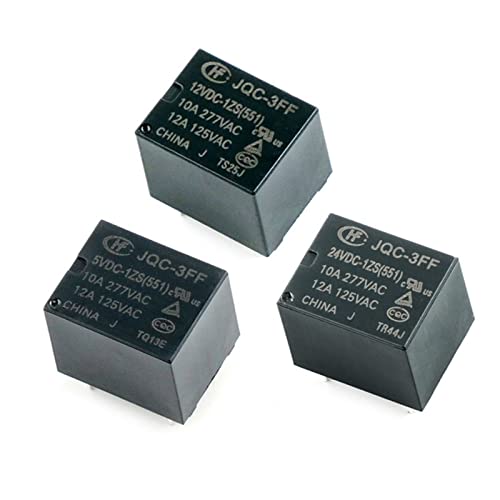 Relais JQC-3FF-9VDC-1ZS5 mini relais de puissance 9V 10A pour circuit imprimé PCB