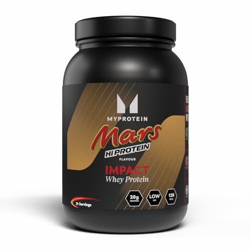 Myprotein Impact Whey Protein Mars | Chocolate Caramel & Malt Flavour Protein Powder | 1 kg (31 Servings) - 20g Protein per Serving | Low Sugar High-Performance Whey